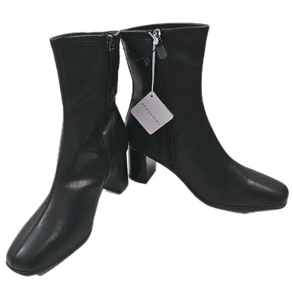 Aerosoles ~Woman Size 9.5W~ Black Miley Mid-Ca Ankle Boots NWOB. - Picture 13 of 14